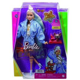 Mattel Muñeca Barbie Extra Conjunto Estampado, Moda y Estilo para Niños