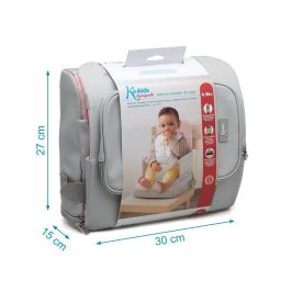 KioKids Trona de Viaje Plegable y Portátil para Bebés - Asiento Elevador Seguro con Diseño Conejo Rosa - Apto de 6 a 36 Meses KioKids Trona de Viaje Plegable y Portátil para Bebés - Asiento Elevador Seguro con Diseño Conejo Rosa - Apto de 6 a 36 Meses