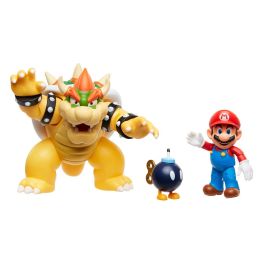 Jakks Pacific Super Mario Set de Batalla Mario vs. Bowser 645124 Figuras Articuladas +3 Años Precio: 29.88999959. SKU: B1B4HMD6PV