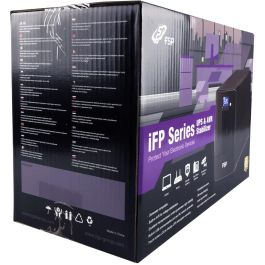 FSP iFP1500 UPS interactivo 1500VA 900W Torre con LCD, 2xSCHUKO, 2xIEC, USB y AVR