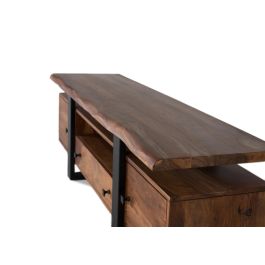 Giner Y Colomer Mueble TV Palisandro Metal 170x55x45 cm Nogal