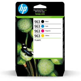HP 963 4-pack Black/Cyan/Magenta/Yellow Original Ink Cartridges cartucho de tinta 5 pieza(s) Rendimiento estándar Negro, Cian, Magenta, Amarillo Precio: 111.4999996. SKU: S55078461