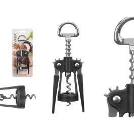 Sacacorchos Negro Cromado Kinvara - Metal, 5.3x17x4 cm (24 Unidades) Precio: 46.49999992. SKU: B14FSBT2NT