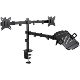 TooQ Soporte Mesa DB1202TN-B para 2 Monitores 17'-32' y 1 Portátil 12'-17' Giratorio Inclinable Negro Precio: 48.50000045. SKU: B16RJDZ67R