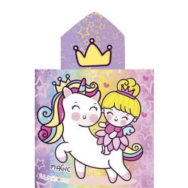 Secaneta Poncho Unicornprins Estampado 60x120 cm para Niños 3+ Años Precio: 7.1632. SKU: B19NEMJCX5