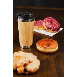 Termo Travel Mug 450 ml Bambú - Thermosport (9 Unidades) Termo Travel Mug 450 ml Bambú - Thermosport (9 Unidades)