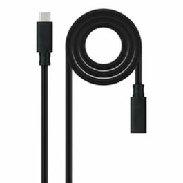 Cable USB NANOCABLE USB 3.2 GEN2x2 Negro