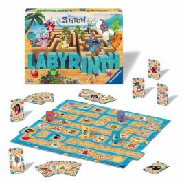 RAVENSBURGER Juego de Mesa Labyrinth Disney Stitch - 2-4 Jugadores, Edad +7 Años, 30 Minutos de Partida