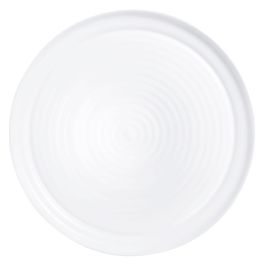 Arcoroc Plato Pizza Evolutions Vidrio Opal Templado 32 cm - Pack de 6 Unidades, Blanco, Extra Resistente, Fabricado en Francia