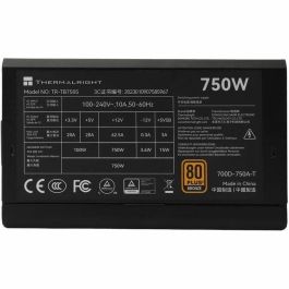 Thermalright TB750S Fuente de Alimentación PC 750W 80+ Bronze No Modular ATX 3.0 PCI-E Gen5 Negro