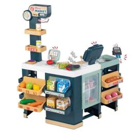Supermercado maximarket con carrito, caja registradora y 50 accesorios. 89,60x80x59,60 cm Supermercado maximarket con carrito, caja registradora y 50 accesorios. 89,60x80x59,60 cm
