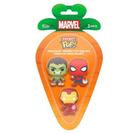 FUNKO Blister 3 figuras Pocket POP Marvel Spiderman Hulk Iron Man Pascua Precio: 14.49999991. SKU: B14DYPZZLW