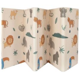 Nuby NUB0048526251254 Alfombra de juego reversible Safari 200 x 150 x 1 cm