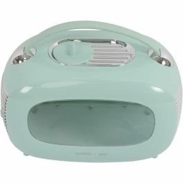 M Pets MPE6953182737025 Caja de Transporte Mochila Sixties Classic con Asa, Apertura Trasera, hasta 5 kg, Color Azul