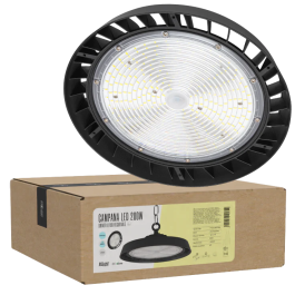 BX3 LIGHT Campana LED Philips 200W 36000Lm Regulable 1-10V IP65 Industrial, Driver Lifud, Chip CW 6000ºK 90º para Almacenes Naves Precio: 43.88999967. SKU: B19GL9QE4Q