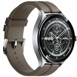 Xiaomi Watch 2 Pro Bluetooth Silver Case With Brown Leather Strap BHR7211GL
