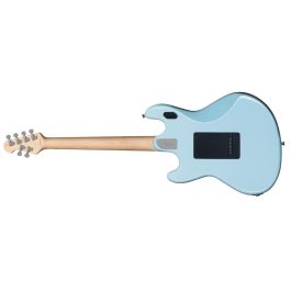 Sterling Guitarra Eléctrica StingRay SR30 HH M/R Tremolo Daphne Blue Inspirada Music Man Años 70 Clavijeros 4+2