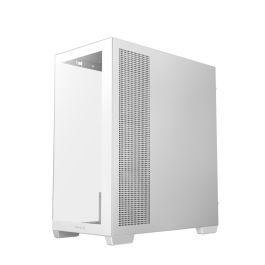 Deepcool CG580 4F WH - Caja Torre PC Gaming, ATX, Cristal Templado, 4 Ventiladores ARGB, USB-C, Blanco