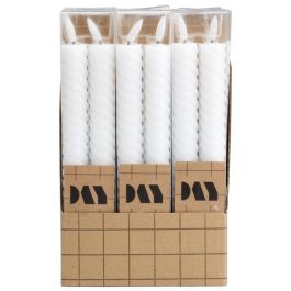 Day Build It Up Juego de 2 Velas LED Helicoidales, Luz Cálida, Altura 25 cm