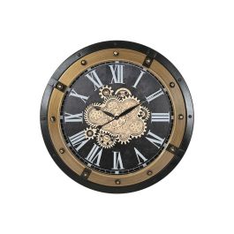 Reloj de Pared Home ESPRIT Negro Dorado Hierro 80 X 8,5 X 80 cm Precio: 162.50000041. SKU: B13454R63X