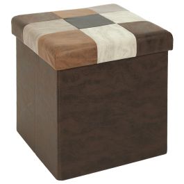 Home Deco Factory Caja-Puf Plegable Patchwork, ideal para almacenamiento y asiento extra Home Deco Factory Caja-Puf Plegable Patchwork, ideal para almacenamiento y asiento extra Precio: 15.59000058. SKU: B194HYZ843