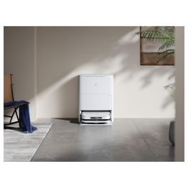 ECOVACS DEEBOT X5 OMNI Robot Aspirador con Estación de Vaciado Autónomo y Fregado, Sin Bolsa, Blanco, Forma D, 3.5L, Navegación Láser, 6400 mAh