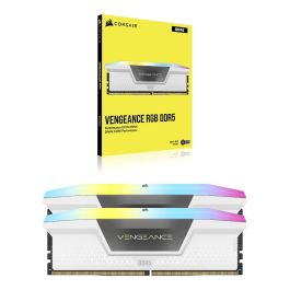 Corsair CMH64GX5M2B6000C30W 64GB DDR5 6000MHz CL30 Kit (2x32GB) Vengeance RGB W para PC