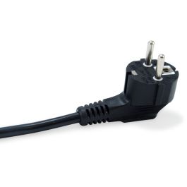 EQUIP Regleta 333312 19" 1U Horizontal Aluminio Negro 6 Salidas Tipo F con Interruptor y Cable 1.8m