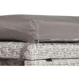 DKD Home Decor Mesa Bar Terraza Y Jardin Marron Claro Set de 7 Piezas 143 x 80 x 100 cm