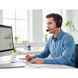 Q-connect Auricular Binaural Diadema con Micrófono USB y Control de Volumen, Cable 2m, Color Negro