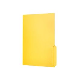 Subcarpeta Cartulina Liderpapel Folio Pestaña Inferior 240 gr-M2 Amarillo 50 unidades