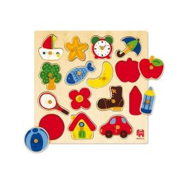 Goula Puzzle Encajable de Madera Siluetas 15 Piezas con Base - Edad Mínima 14 Meses Precio: 11.60632. SKU: S2409871