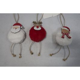 Decoracion Colgante Navidad Tradicional DKD Home Decor Blanco Rojo 2.5 x 24 x 7 cm (12 Unidades) Precio: 17.5000001. SKU: B1ALDPZQGA