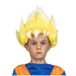 My Other Me Peluca Infantil Goku Sayan Talla Única Multicolor