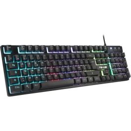 Teclado para juegos - Membrana RGB - THE G-LAB - KEYZ-CAESIUM/FR - Diseño FR - 12 atajos - 19 teclas anti-ghosting