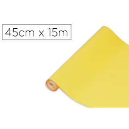 D-c-fix Rollo Adhesivo Papel Plastificado Amarillo Lima, Ancho 45 cm, Largo 15 m