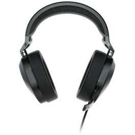 Corsair Auriculares Gaming HS65 Carbono, Cancelación de Ruido Micrófono, USB, Conectividad Alámbrica, Juego