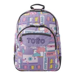 Totto Mochila Escolar Crayoles MA04ECO029-2210N-2QI Morado Ciber 20 Litros Precio: 48.50000045. SKU: B15GMRZLT4
