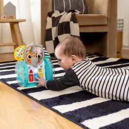 Baby Einstein Elefantito Juguete sobre Ruedas con Música y Luces, Interactivo y Multilingüe para Desarrollo de la Motricidad
