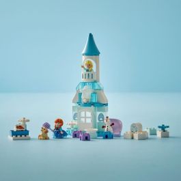 LEGO 10455 DUPLO Disney Fiesta en el Castillo de Hielo de Anna y Elsa - Juego de Construcción Creativo para Niños 2 Años