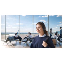 Anker Soundcore Space One Pro Negro - Auriculares Bluetooth Diadema con Cancelación Activa de Ruido (ANC) - 40 Horas Autonomía - Funda Incluida