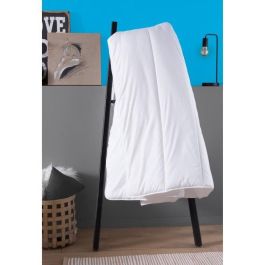 Dodo Edredón Patagonia White, Funda Cálida Microluxe 100% Poliéster, Relleno Fibra Silicona Alta Gama 380g/m² - 220 x 240 cm