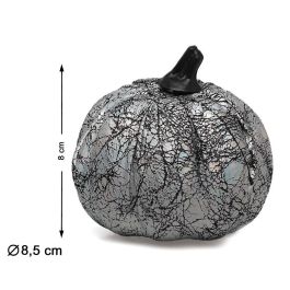 Calabaza Decorativa Metálica Plateada Efecto Red Negra 8.5 cm Halloween Precio: 1.3552. SKU: B1C9Y6NJV3