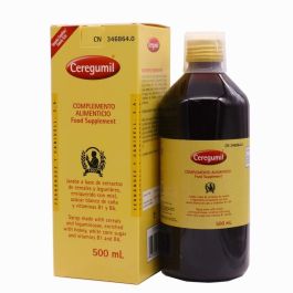 Ceregumil Jarabe Energético 500 ml | Vitaminas B1 y B6 para Reducir Cansancio y Fatiga, Revitalizante Natural