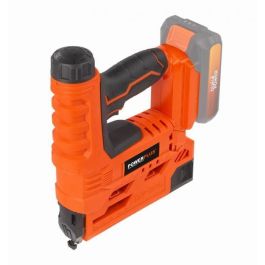 Dual Power POWDP7010 Grapadora-Clavadora Inalámbrica 20V con 100 Grapas y 100 Clavos, Sin Batería ni Cargador