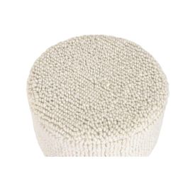 DKD Home Decor Carpets 2c25 Reposapiés Boho Crudo 40 x 40 x 40 cm