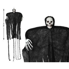 Esqueleto Colgante Decoración de Terror con Capucha Negra y Lazos Rojos 100 cm para Halloween y Casas Encantadas Precio: 2.6899994. SKU: B1JJB5RM67