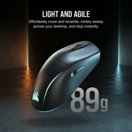 Corsair COR1716021245643 M75 Wireless Ratón inalámbrico para juegos, ambidiestro, RGB