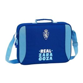 Cartera Escolar Real Zaragoza Azul Azul claro (38 x 28 x 6 cm)
