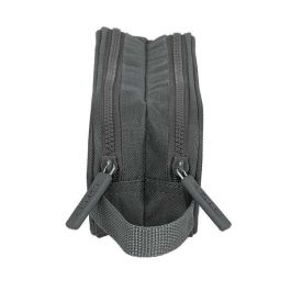 Safta Portatodo Doble Básico Gris 21x8x6cm